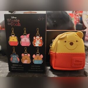 Loungefly Winnie the Pooh Bag Charm - Yellow and Red